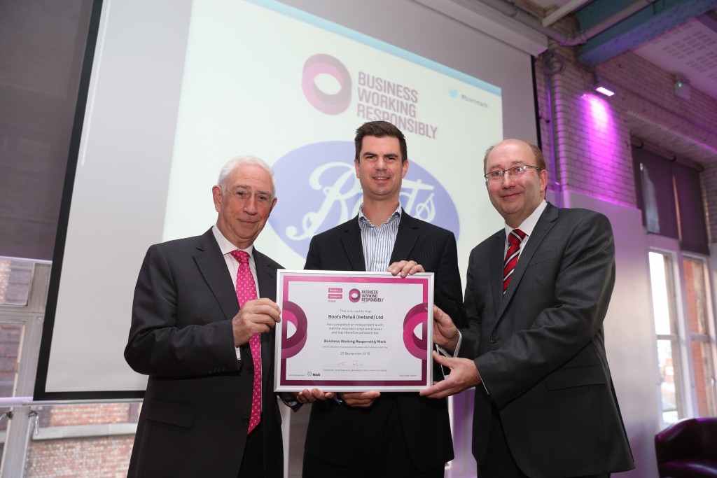 Repro Free: Tuesday 13th October 2015. Business in the Community Ireland announced the recipients of the Business Working Responsibly Mark at its annual CEO Forum. Based on ISO 26000 and audited by the NSAI it certifies responsible and sustainable business practices. Pictured : Picture Jason Clarke