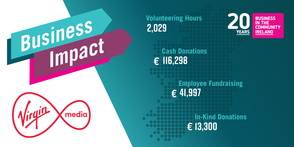Íncubo Honorable colina Virgin Media Ireland's Impact in 2019 - Business in the Community Ireland